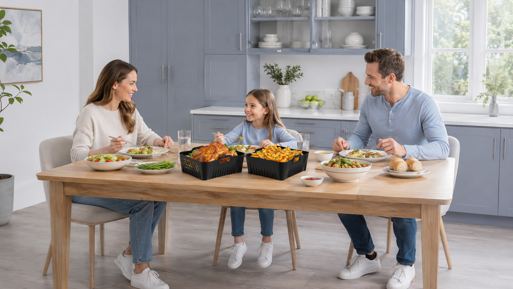 The Ultimate Air Fryer Accessory: Reusable Silicone Air Fryer Liners by Kitcanis